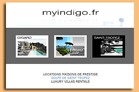 Portail de villas à louer sur Saint tropez et Gigaro : www.MyIndigo.fr