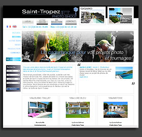 Location de villas pour décors pour des films ou des photos sur Saint Tropez